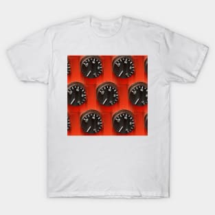 TOTAL CONTROL ? . Abstract symmetrical design in vivid RED T-Shirt